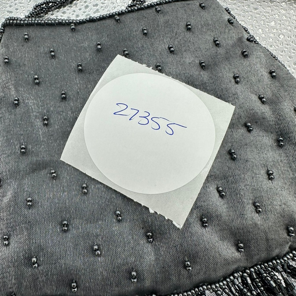 Cache Womens Whimsigoth Beaded Velvet Evening Bag Cocktail Gatsby Prom - Picture 7 of 7